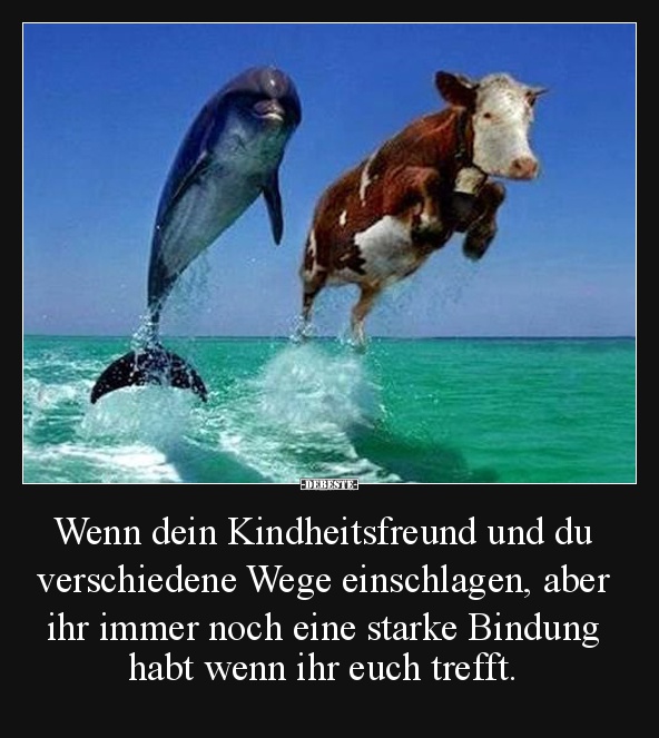 Wenn dein Kindheitsfreund und du verschiedene Wege einschlagen.. - Lustige Bilder | DEBESTE.de