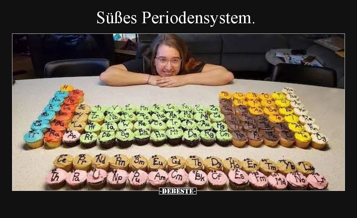 Süßes Periodensystem... - Lustige Bilder | DEBESTE.de