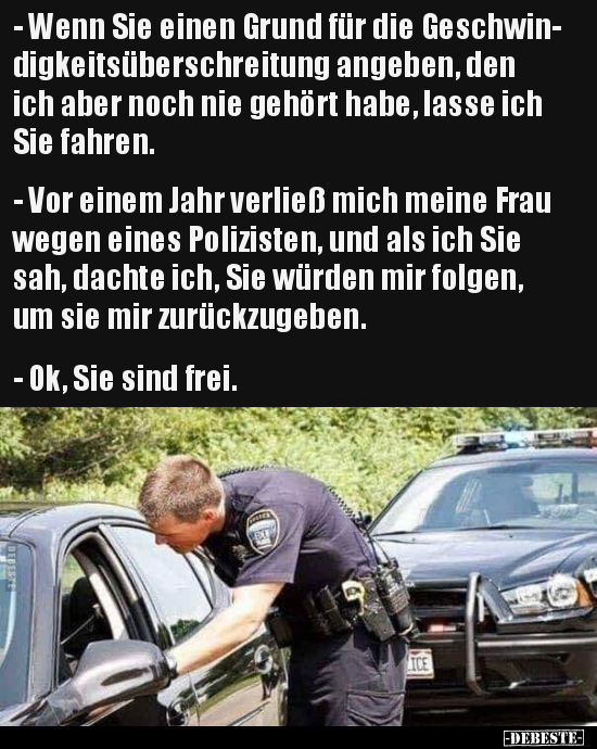 - Wenn Sie einen Grund für die..