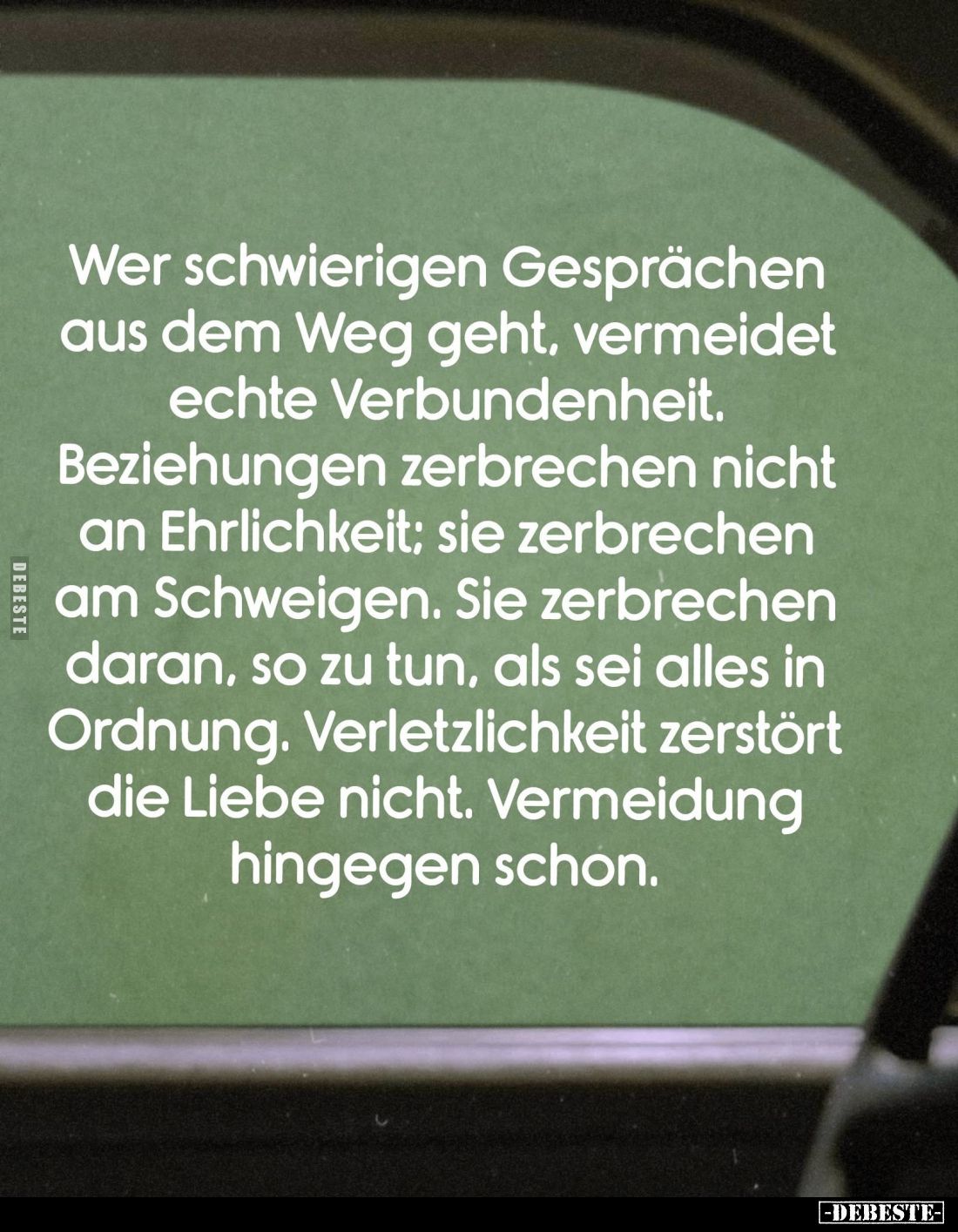 Wer schwierigen Gesprächen aus dem Weg geht, vermeidet echte Verbundenheit.
Beziehungen zerbrechen nicht an Ehrlichkeit; sie...