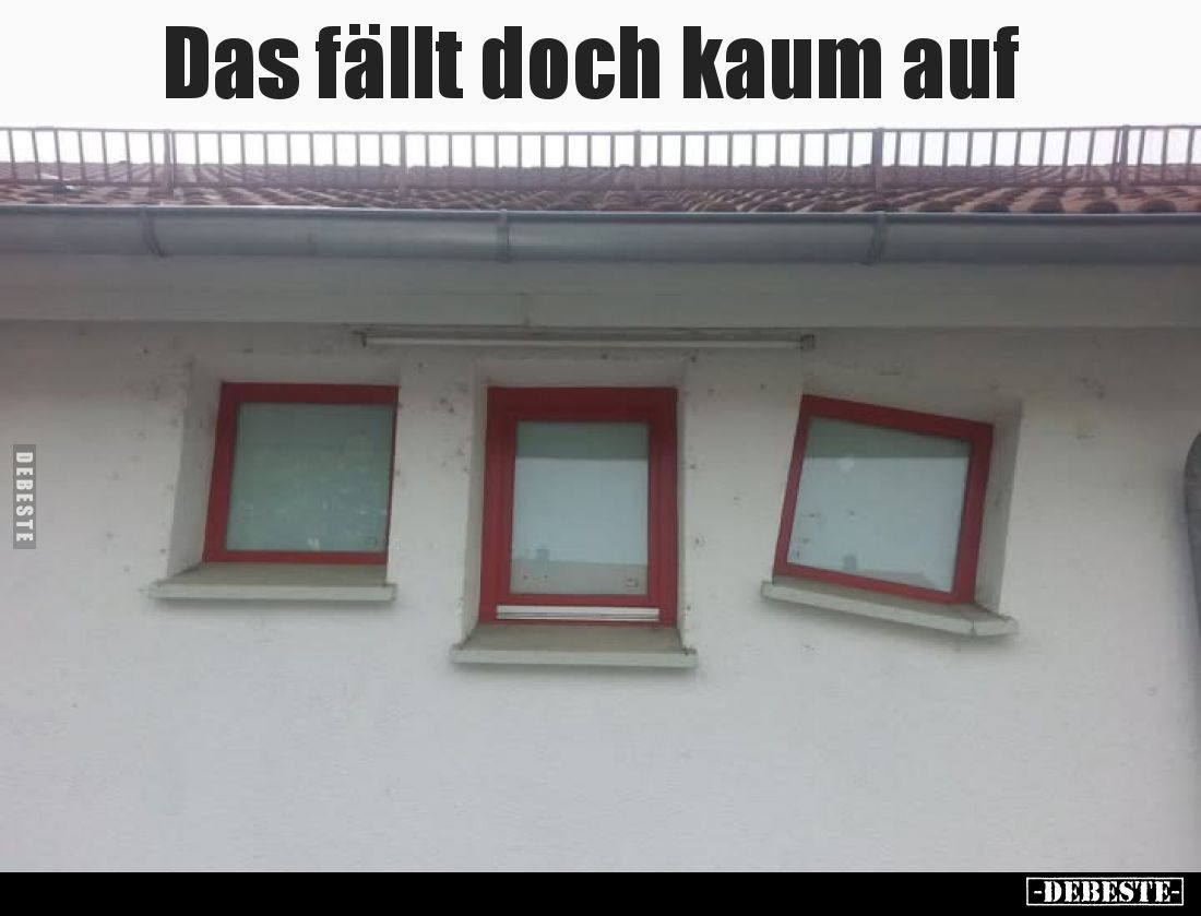 Das fällt doch kaum auf