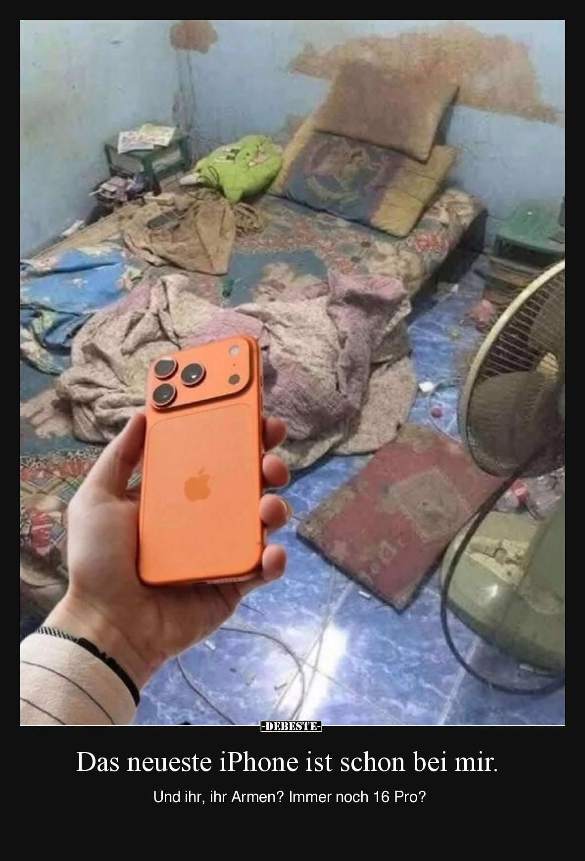 Das neueste iPhone ist schon bei mir. Und ihr, ihr Armen? Immer noch 16 Pro?