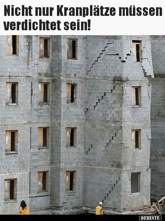 Nicht nur Kranplätze müssen verdichtet sein!..