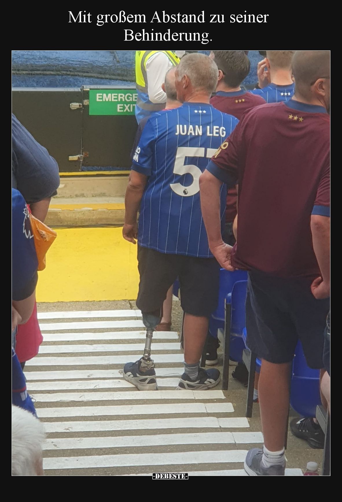 Mit großem Abstand zu seiner Behinderung... - Lustige Bilder | DEBESTE.de