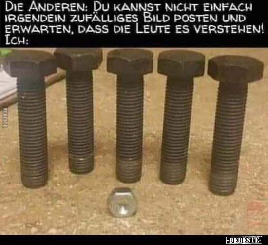 Die Anderen: Du kannst nicht einfach irgendein zufällig..