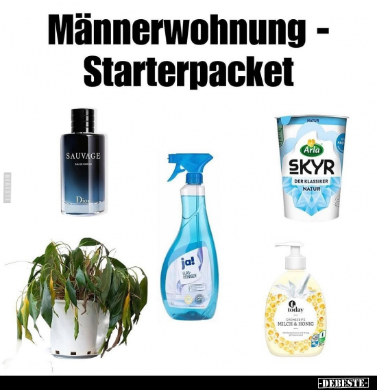 Männerwohnung - Starterpacket... - Lustige Bilder | DEBESTE.de