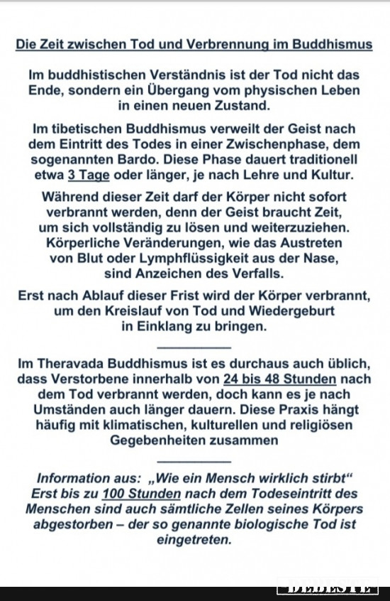 Buddhismus - Verbrennung in 3 Tage - Lustige Bilder | DEBESTE.de