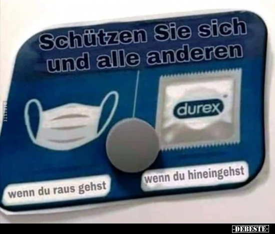 Schützen Sie sich und alle anderen..