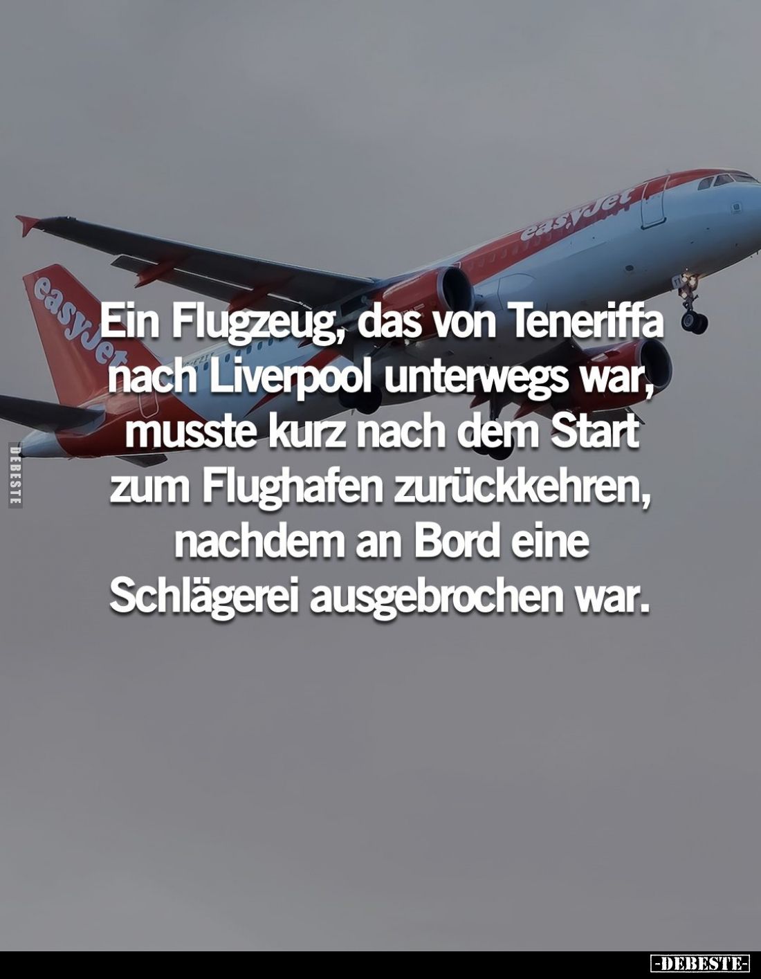 Ein Flugzeug, das von Teneriffa nach Liverpool unterwegs war, musste kurz nach dem Start zum Flughafen zurückkehren, nachdem ...