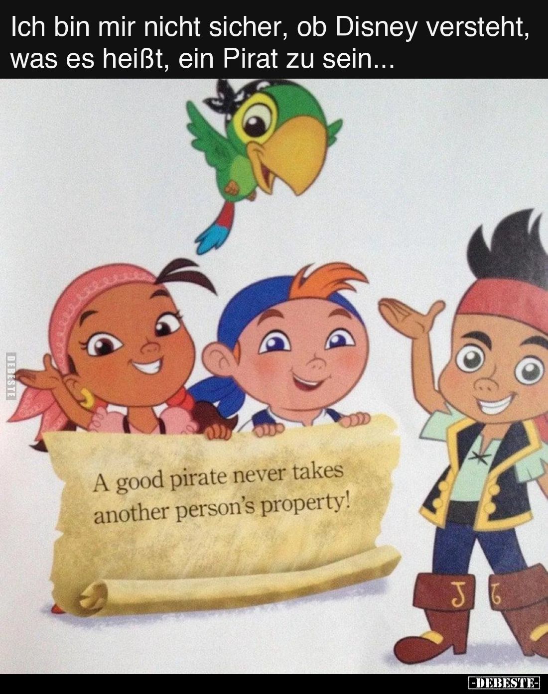 Ich bin mir nicht sicher, ob Disney versteht, was es heißt, ein Pirat zu sein.