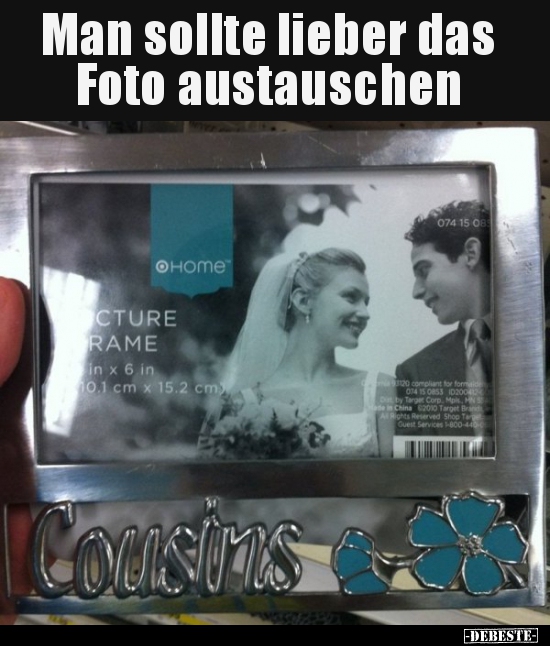 Man sollte lieber das Foto austauschen..