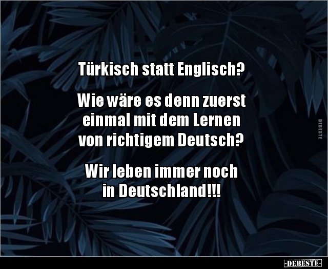 Türkisch statt Englisch? Wie wäre es denn zuerst.. - Lustige Bilder | DEBESTE.de