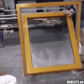 Fenster mit Sandfüllung..