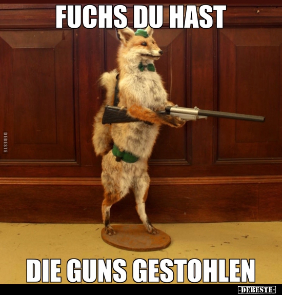 Fuchs du hast die Guns gestohlen...