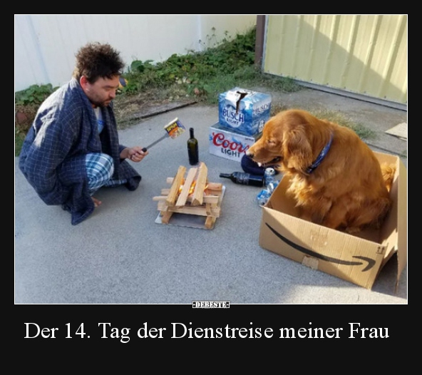 Der 14. Tag der Dienstreise meiner Frau.. - Lustige Bilder | DEBESTE.de