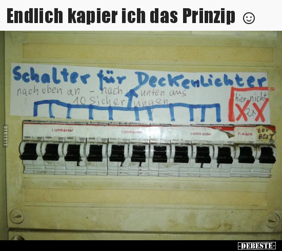 Endlich kapier ich das Prinzip ☺.. - Lustige Bilder | DEBESTE.de