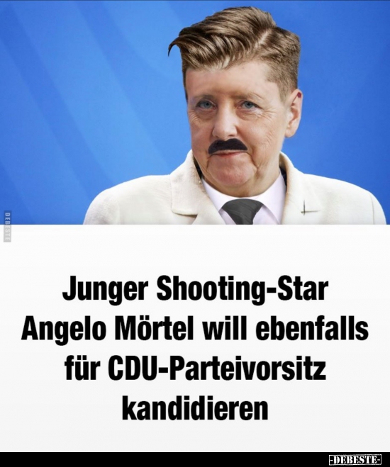 Junger Shooting-Star Angelo Mörtel will ebenfalls für.. - Lustige Bilder | DEBESTE.de