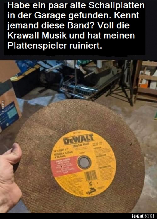 Habe ein paar alte Schallplatten in der Garage gefunden... - Lustige Bilder | DEBESTE.de