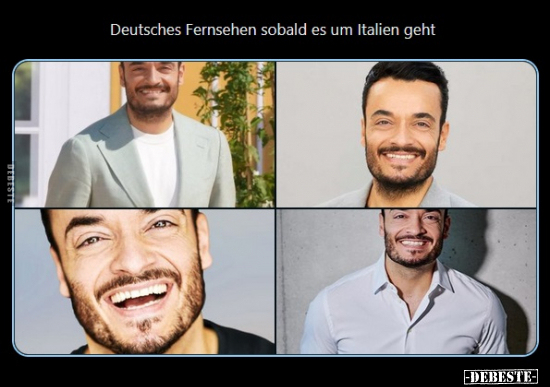 Deutsches Fernsehen sobald es um Italien geht... - Lustige Bilder | DEBESTE.de