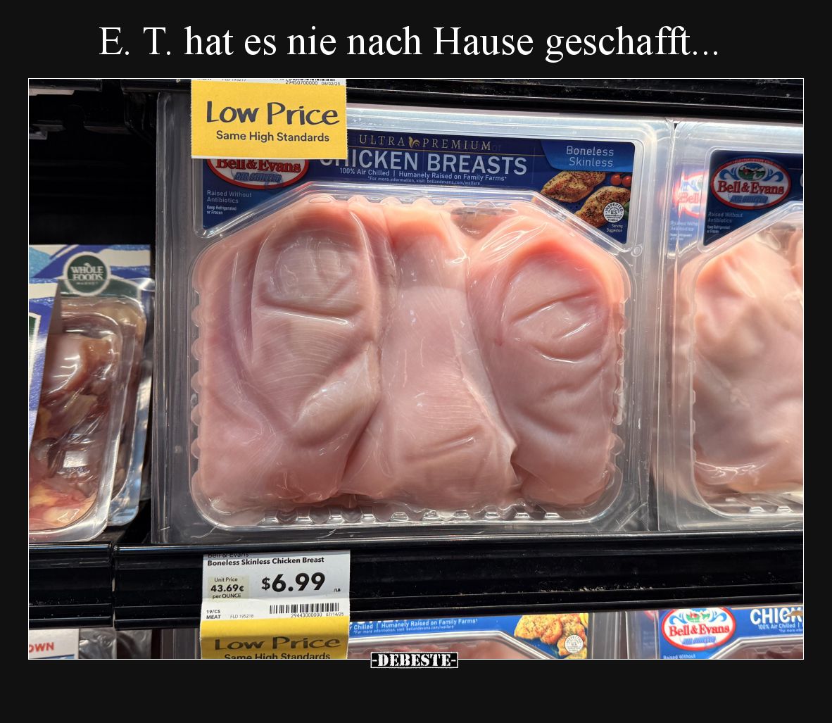 E. T. hat es nie nach Hause geschafft...
