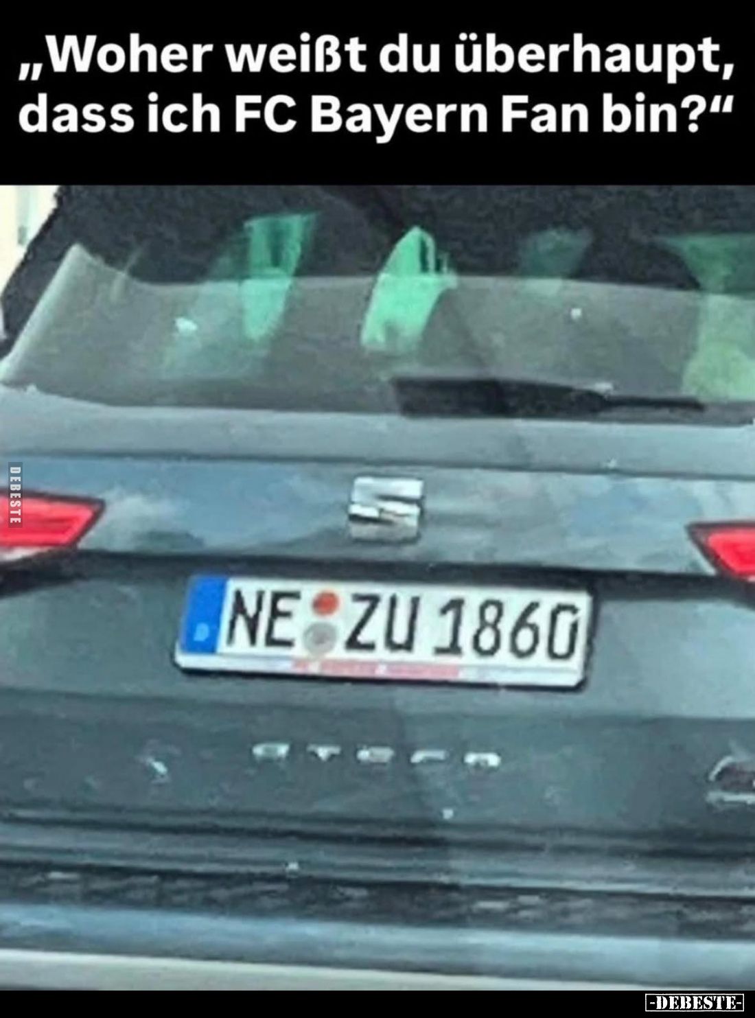 Woher weißt du überhaupt, dass ich FC Bayern Fan bin?