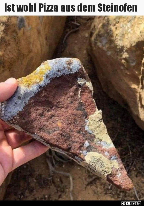 Ist wohl Pizza aus dem Steinofen..