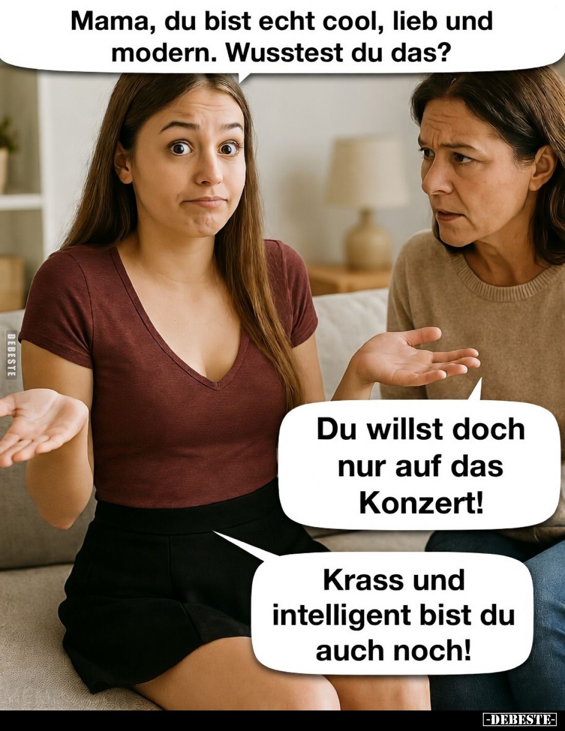 "Mama, du bist echt cool, lieb und modern.." - Lustige Bilder | DEBESTE.de