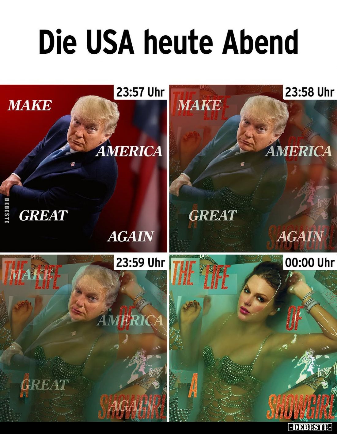 Die USA heute Abend.