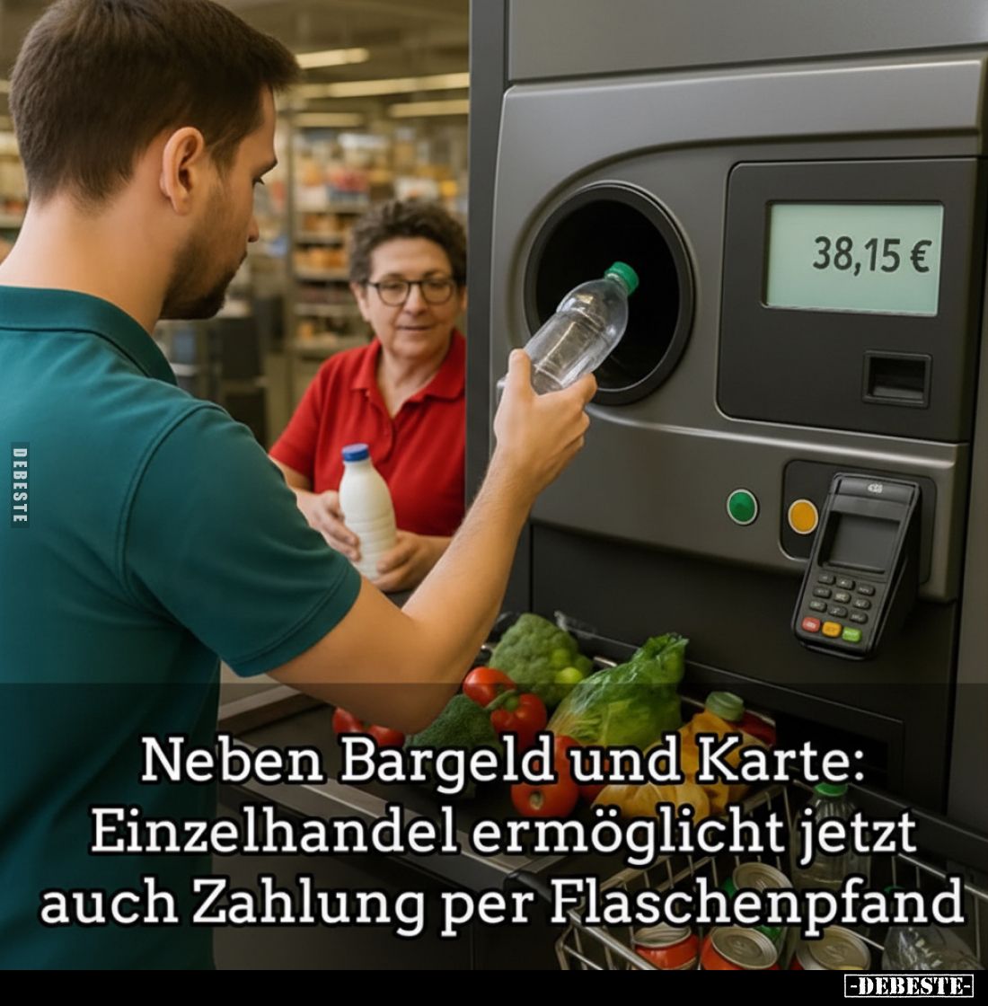 Neben Bargeld und Karte: Einzelhandel ermöglicht jetzt auch Zahlung per Flaschenpfand