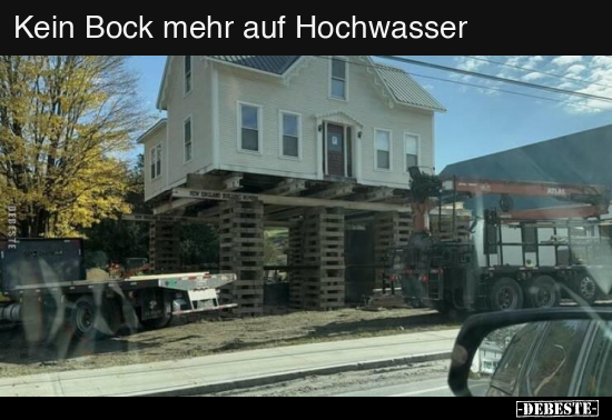 Kein Bock mehr auf Hochwasser.. - Lustige Bilder | DEBESTE.de