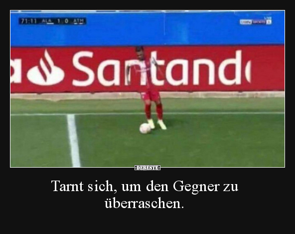 Tarnt sich, um den Gegner zu überraschen...