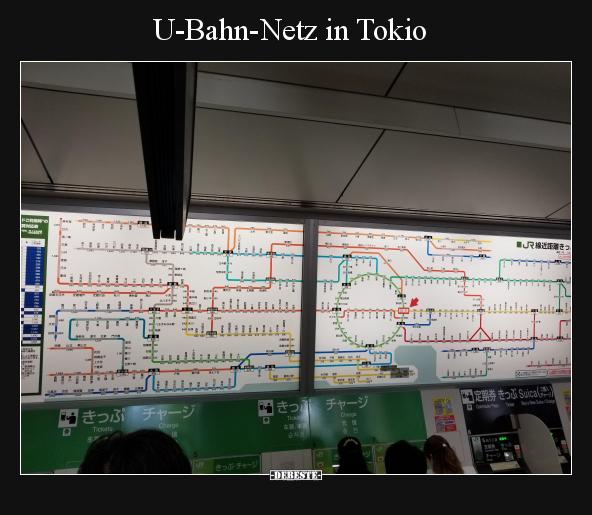 U-Bahn-Netz in Tokio.. - Lustige Bilder | DEBESTE.de