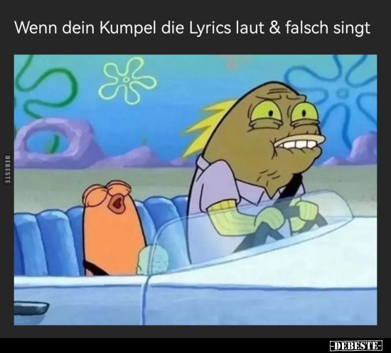 Wenn dein Kumpel die Lyrics laut & falsch singt.. - Lustige Bilder | DEBESTE.de