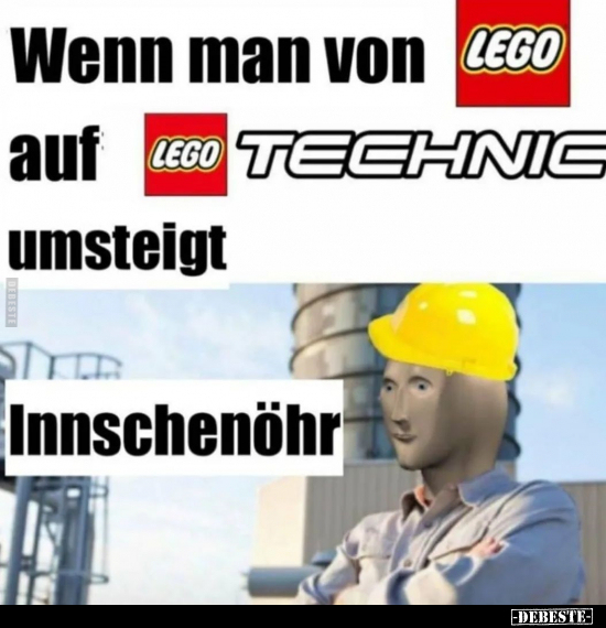 Wenn man von LEGO auf LEGO TECHNIC.. - Lustige Bilder | DEBESTE.de