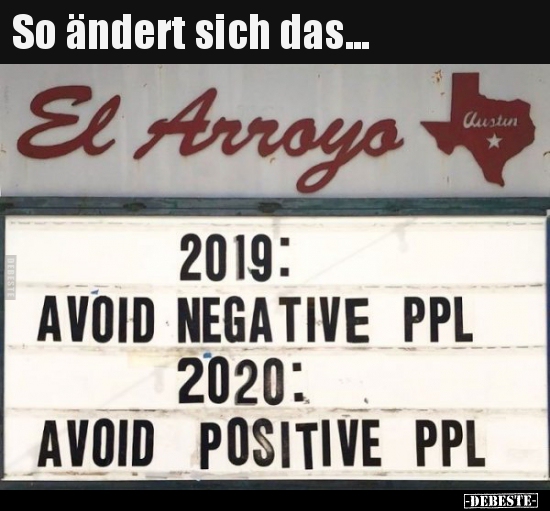 So ändert sich das...