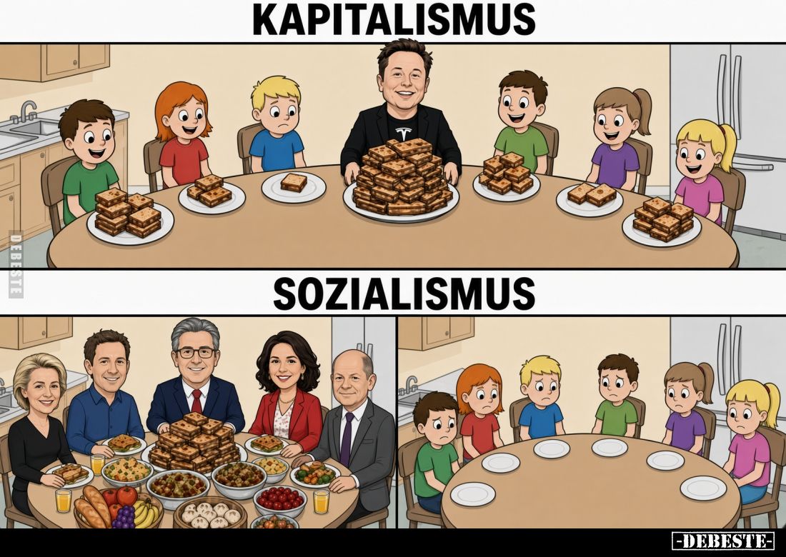 Kapitalismus vs
Sozialismus.