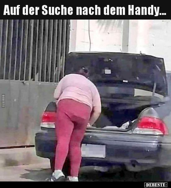 Auf der Suche nach dem Handy...
