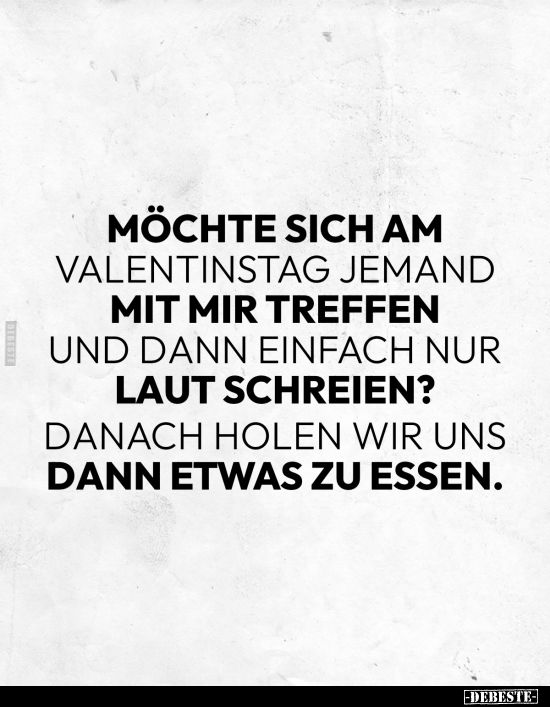 Valentinstag, Treffen, Essen