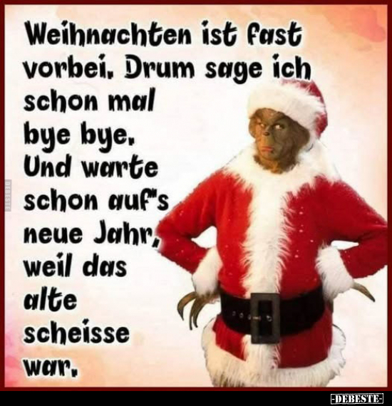 Weihnachten ist fast vorbe.. - Lustige Bilder | DEBESTE.de