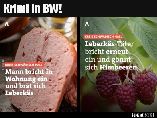 Krimi in BW!.. - Lustige Bilder | DEBESTE.de