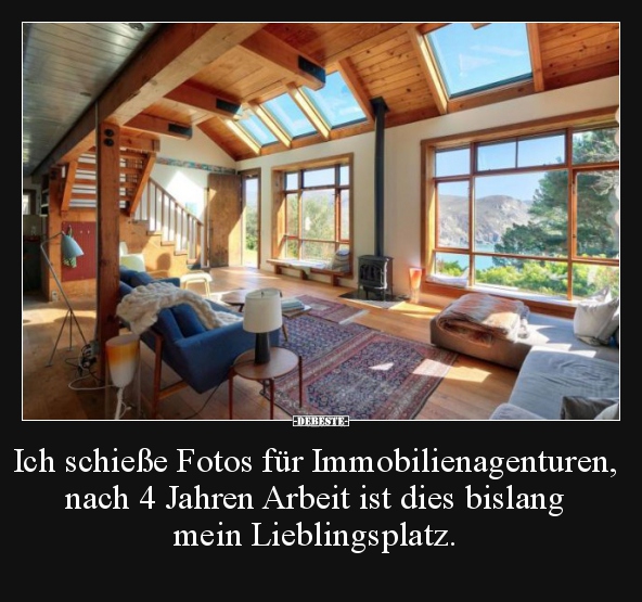 Ich schieße Fotos für Immobilienagenturen, nach 4 Jahren..