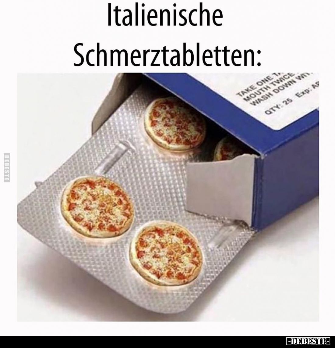 Italienische
Schmerztabletten: