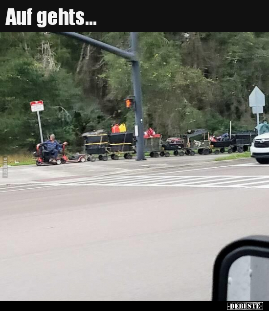 Auf gehts...