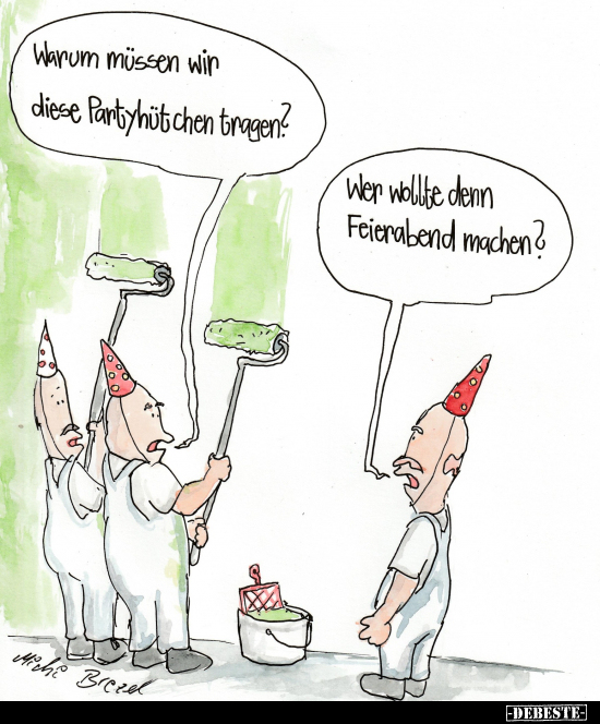 Warum müssen wir diese Partyhütchen tragen?.. - Lustige Bilder | DEBESTE.de
