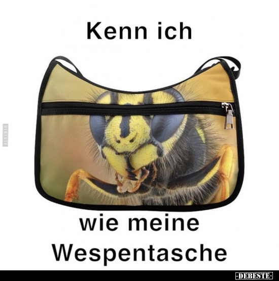 Kenn ich wie meine Wespentasche.. - Lustige Bilder | DEBESTE.de