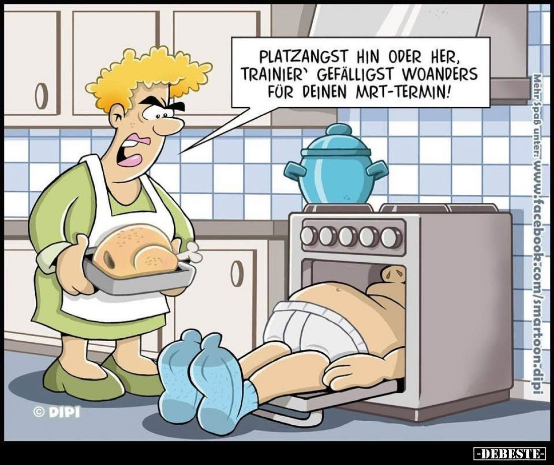 Platzangst hin oder her, Trainier' gefälligst woanders für deinen MRT-Termin!