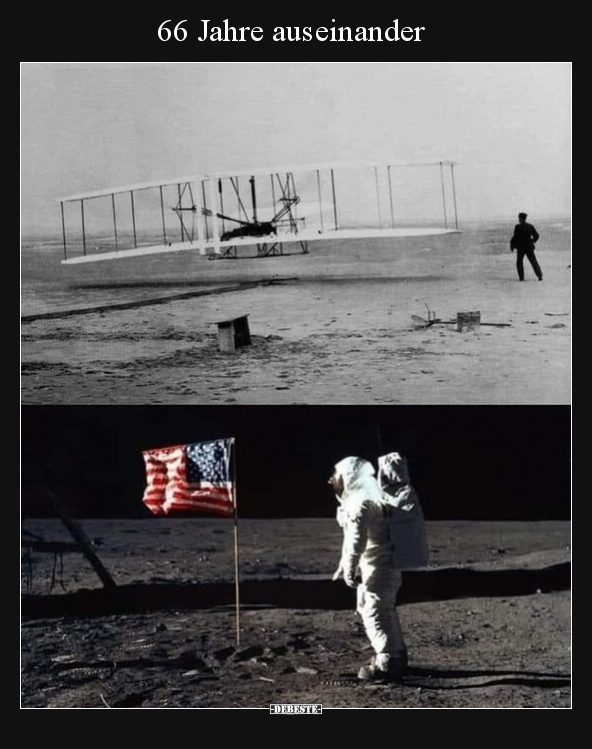 66 Jahre auseinander