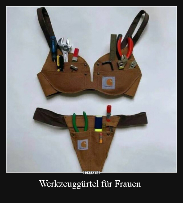 Werkzeuggürtel für Frauen.. - Lustige Bilder | DEBESTE.de