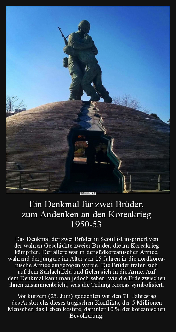 Ein Denkmal für zwei Brüder, zum Andenken an den.. - Lustige Bilder | DEBESTE.de