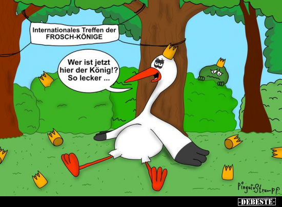 Internationales Treffen der Frosch-Könige... - Lustige Bilder | DEBESTE.de